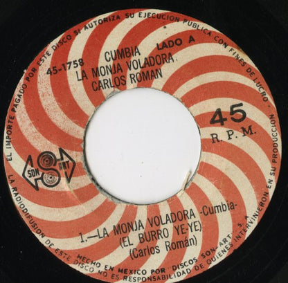 Carlos Roman / La Monja Voladora / El Profesor Riu-Rua -7 ( 45-1758 )