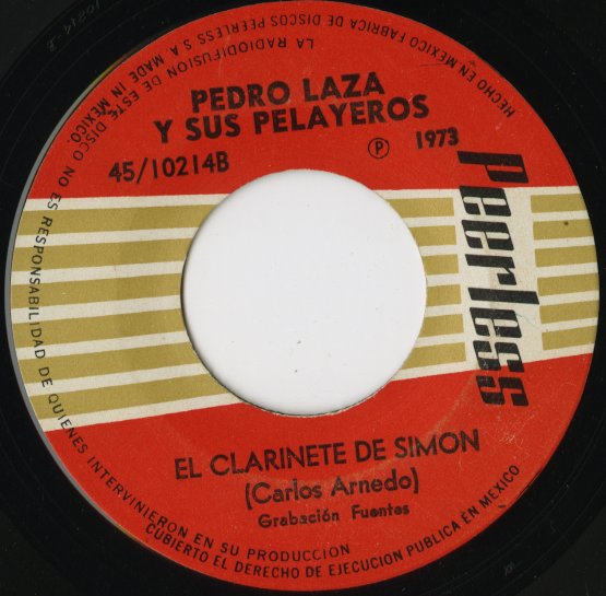 Pedro Laza Y Sus Pelayeros / Linda Mujer / El Clarinete De Simon -7 ( 45/10214 )
