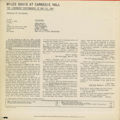 Miles Davis / マイルス・デイヴィス / At Carnegie Hall (SOPZ 24)