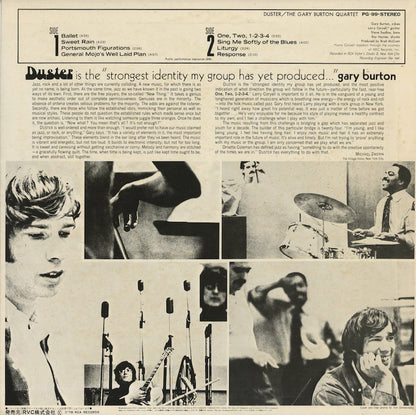 Gary Burton / ゲイリー・バートン / Duster (PG-99)