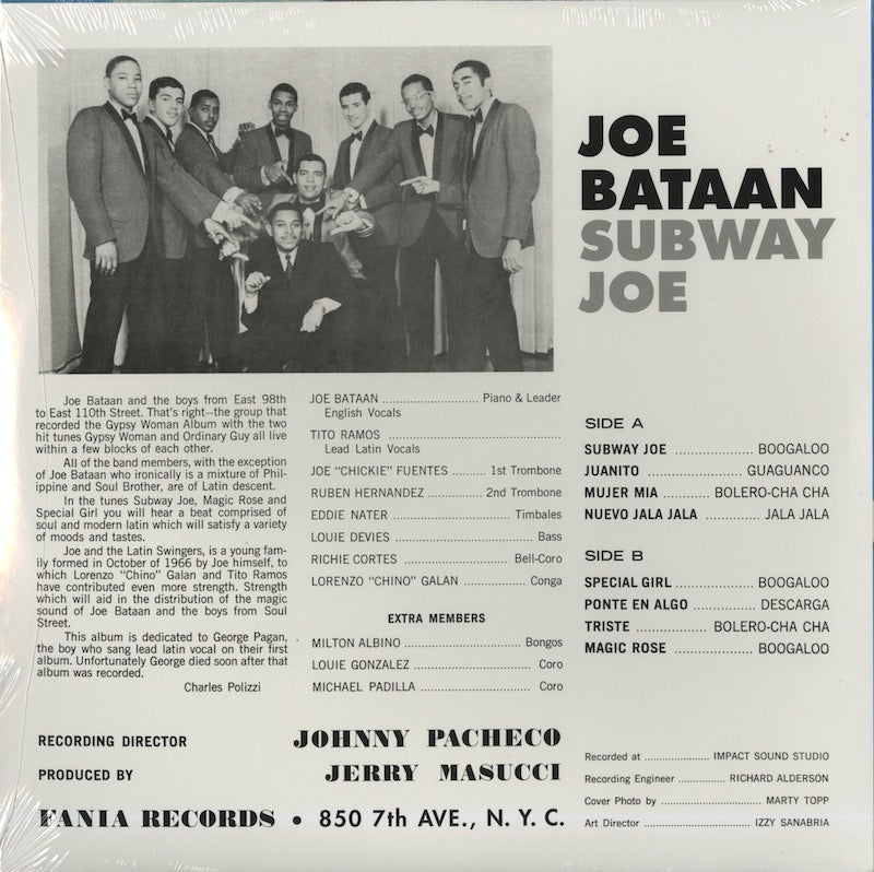 Joe Bataan / ジョー・バターン / Subway Joe