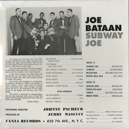 Joe Bataan / ジョー・バターン / Subway Joe