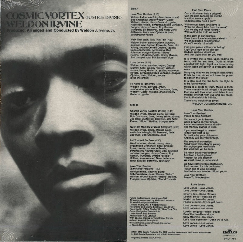 Weldon Irvine / ウェルダン・アーヴィン / Cosmic Vortex (180g)