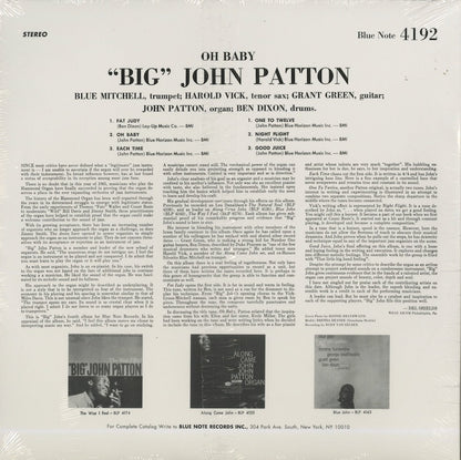 Big John Patton / ビッグ・ジョン・パットン / Oh Baby!