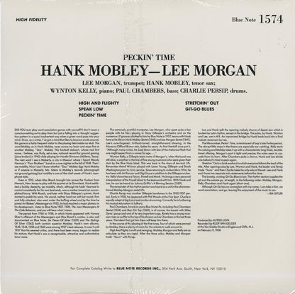 Hank Mobley / ハンク・モブレイ　リー・モーガン / Peckin' Time (1574)