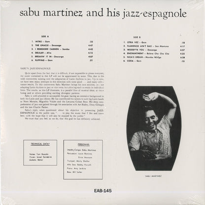 Sabu Martinez / サブー・マルチネス / Jazz Espagnole (180g)