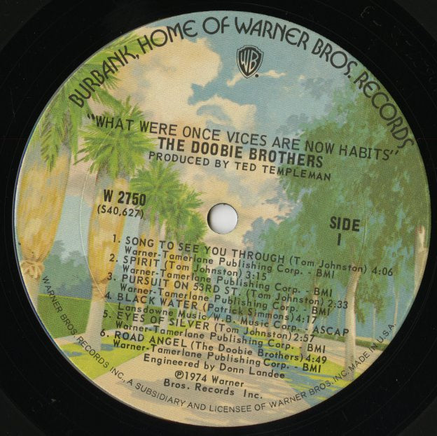 The Doobie Brothers / ドゥービー・ブラザーズ / What Were Once Vices Are Now Habits (W 2750)