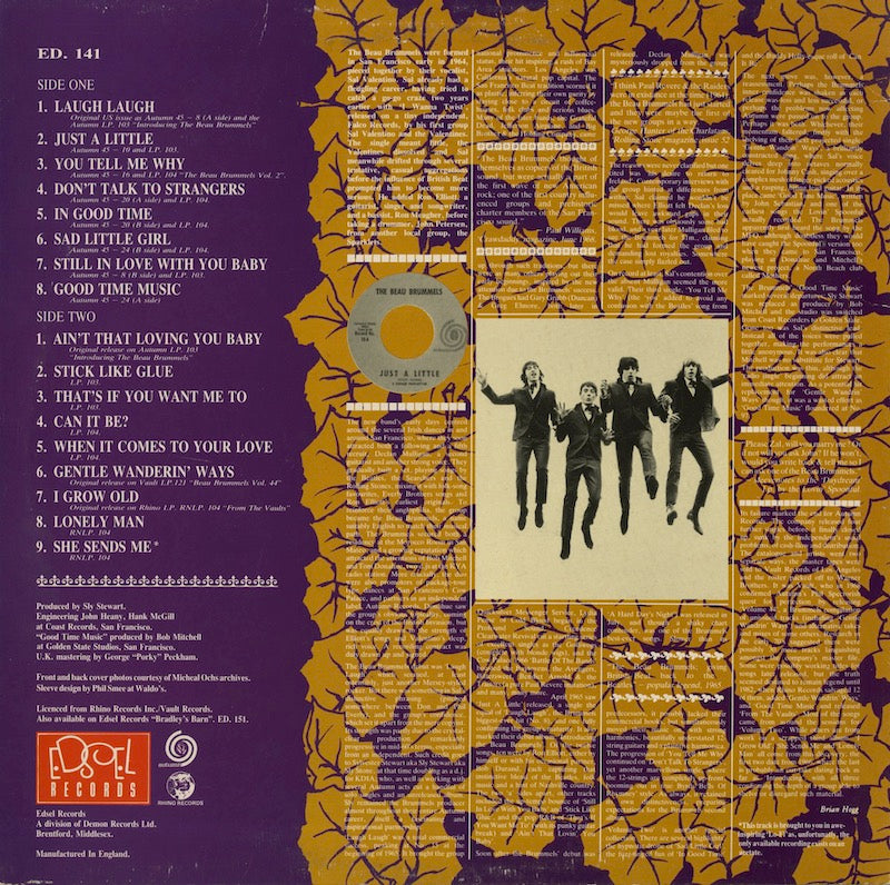 Beau Brummels / ボー・ブランメルズ / Autumn In San Francisco (ED 141)