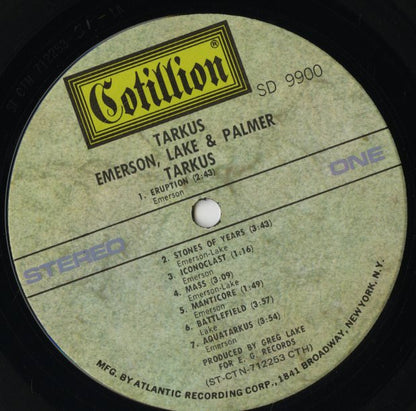 Emerson, Lake & Palmer / エマーソン・レイク＆パルマー / Tarkus (SD 9900)