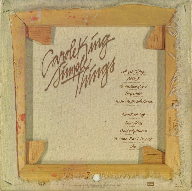 Carole King / キャロル・キング / Simple Things (SMAS-11667)