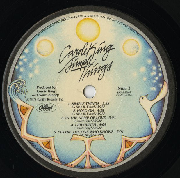 Carole King / キャロル・キング / Simple Things (SMAS-11667)