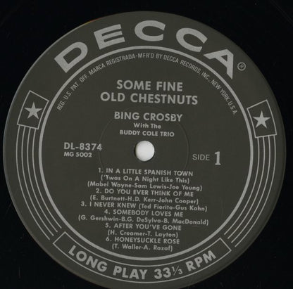 Bing Crosby & Buddy Cole Trio / Some Fine Old Chestnuts (MVJJ-30048)