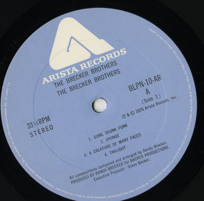 Brecker Brothers / ブレッカー・ブラザーズ / The Brecker Brothers (BLPN-10-AR)