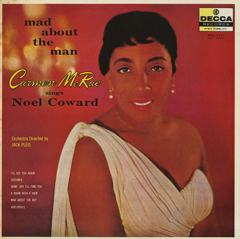 Carmen McRae / カーメン・マクレー / Mad About The Man (MCA-3157)