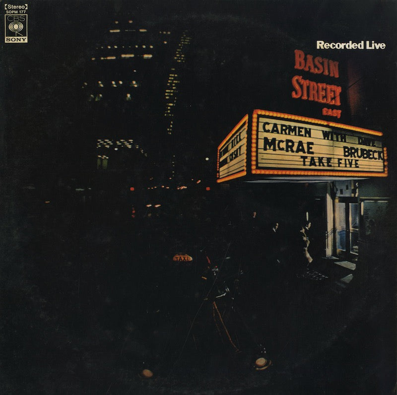 Carmen McRae / カーメン・マクレー / Take Five (SOPN 177)