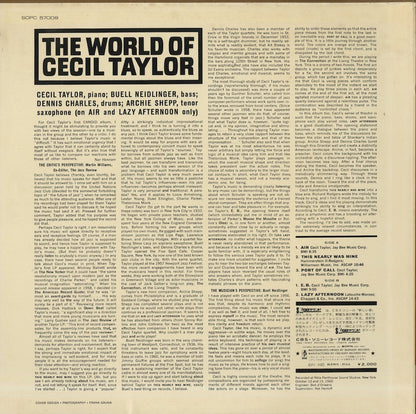 Cecil Taylor / セシル・テイラー / The World Of Cecil Taylor (SOPC 57009)