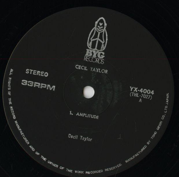 Cecil Taylor / セシル・テイラー / Student Studies (YX-4003~4)