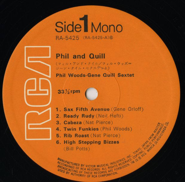Phil Woods - Gene Quill Sextet / Phil And Quill (BVJJ-2816)