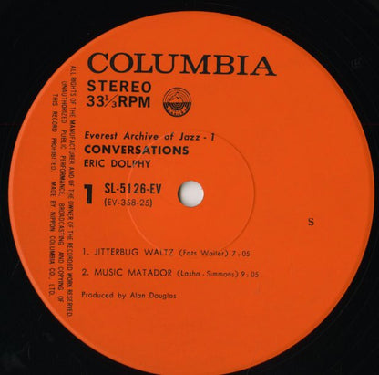 Eric Dolphy / エリック・ドルフィー / Conversations (SL-5126-EV)
