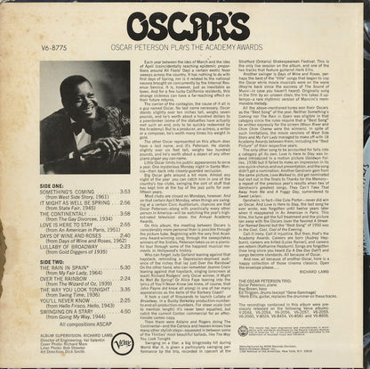 Oscar Peterson / オスカー・ピーターソン / Plays The Academy Awards (V6 8775)