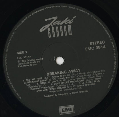 Jaki Graham / ジャッキ・グラハム / Breaking Away (EMC 3514)