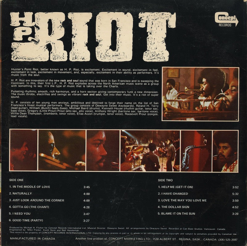 H.P. Riot /  / H.P. Riot (LHLP065)