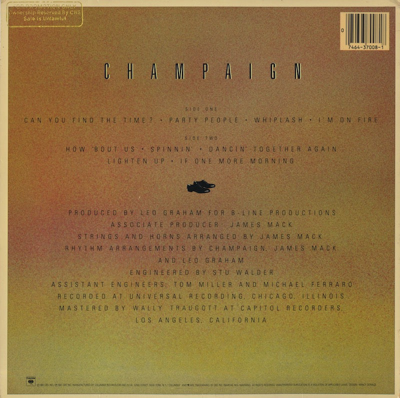 Champaign / How 'Bout Us (JC 37008)