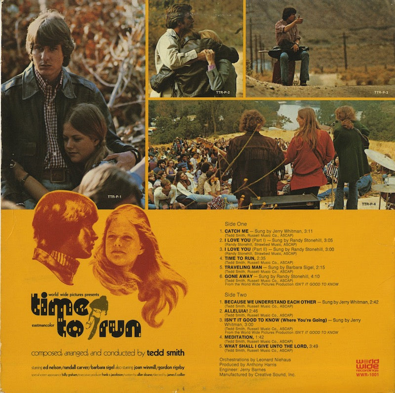Tedd Smith / テッド・スミス / Time To Run -OST (WWR-1001)