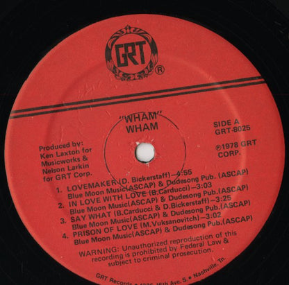 Wham / ワム / Wham (GRT-8025)