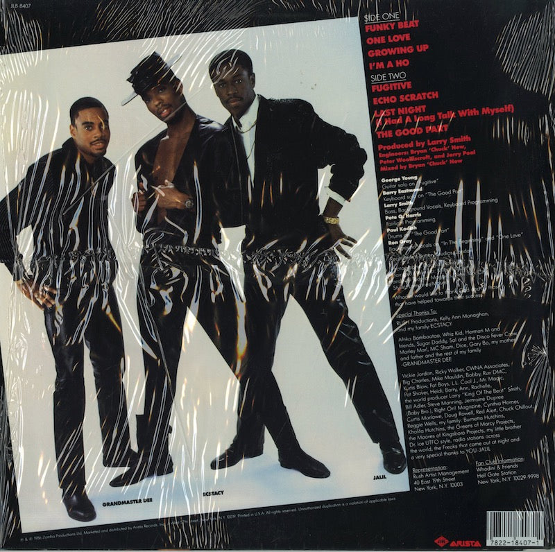 Whodini / フーディーニ / Back In Black (JL8-8407)
