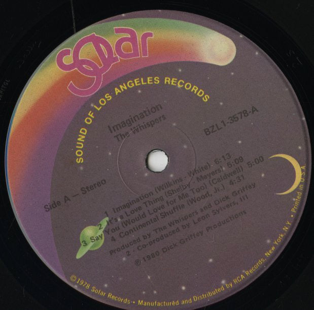 The Whispers / ウィスパーズ / Imagination (BZL1-3578)