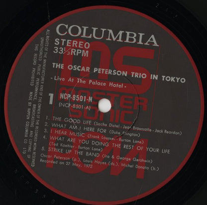 Oscar Peterson / オスカー・ピーターソン / In Tokyo - Live At The Palace Hotel (NCP-8501-N)