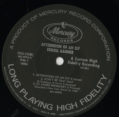 Erroll Garner / エロル・ガーナー / Afternoon Of An Elf (195J-52(M))