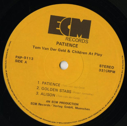 Tom Van Der Geld And Children At Play / Patience (PAP-9113)