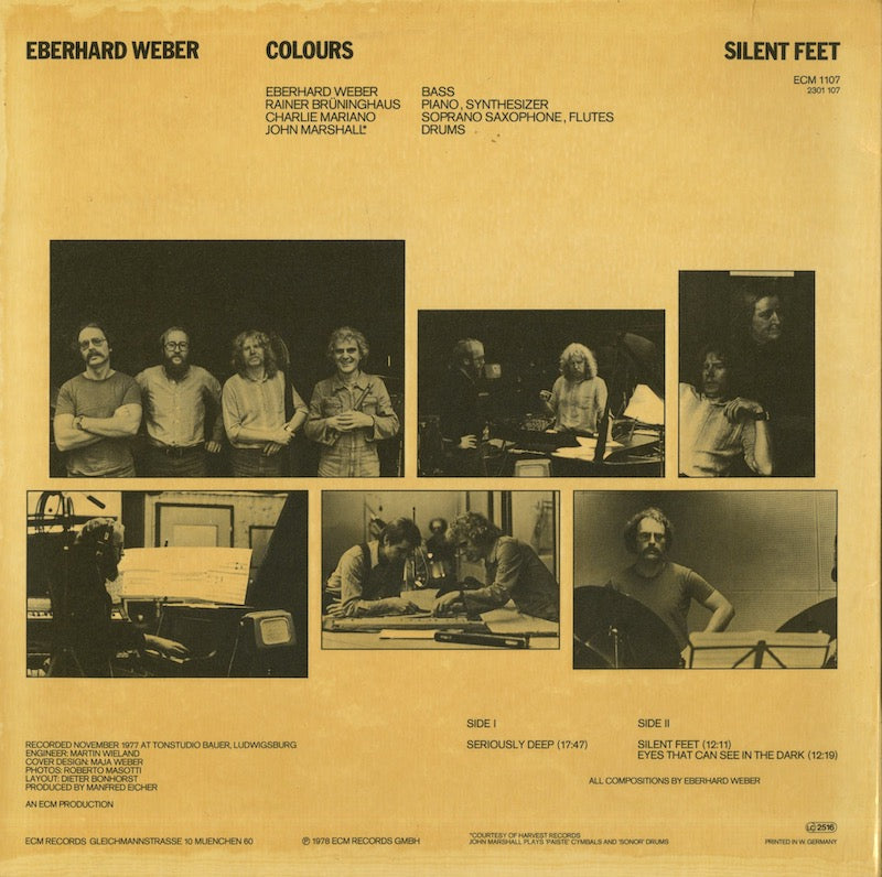 Eberhard Weber Colours / Silent Feet (ECM 1107)