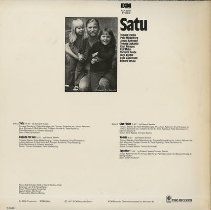 Edward Vesala / エドワード・ヴェセラ / Satu (PAP-9067)
