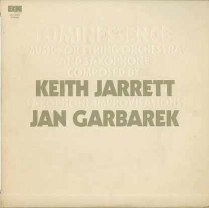 Keith Jarrett / Jan Garbarek / キース・ジャレット　ヤン・ガルバレク / Luminessence (PAP-9033)
