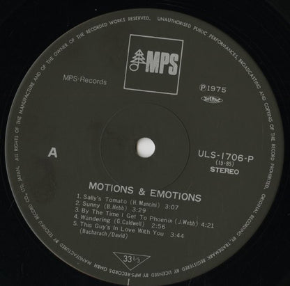 Oscar Peterson / オスカー・ピーターソン / Motions & Emotions (ULS-1706-P)