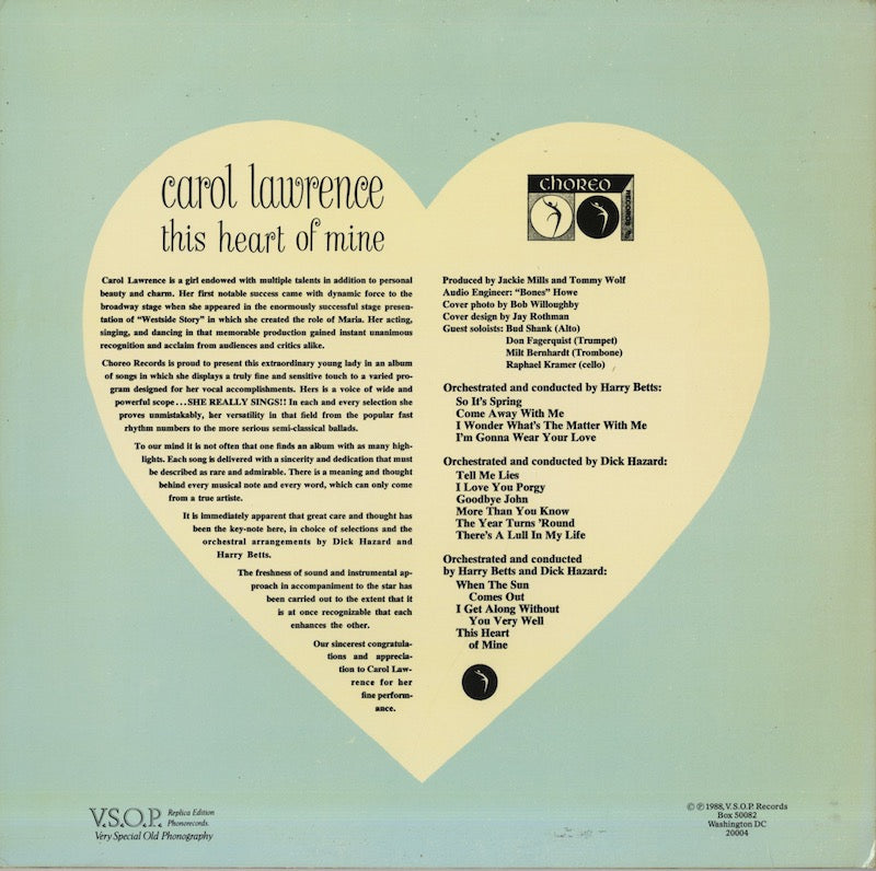 Carol Lawrence / キャロル・ロウレンス / This Heart Of Mine (AS2)