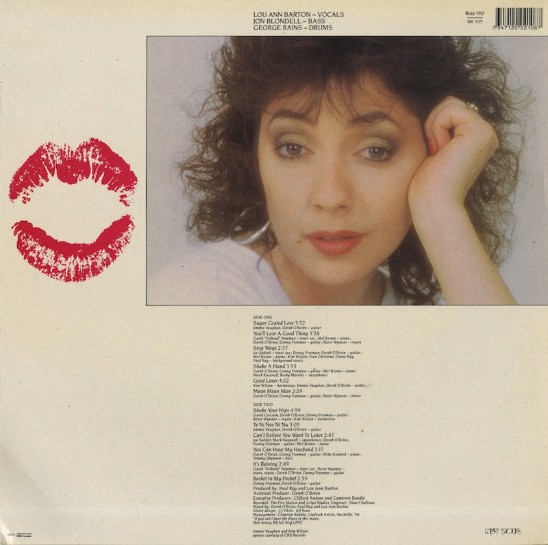 Lou Ann Barton /  ルー・アン・バートン / Read My Lips (Rose 190)