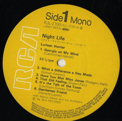Lurlean Hunter / ラリーン・ハンター / Night Life (RJL-2700)