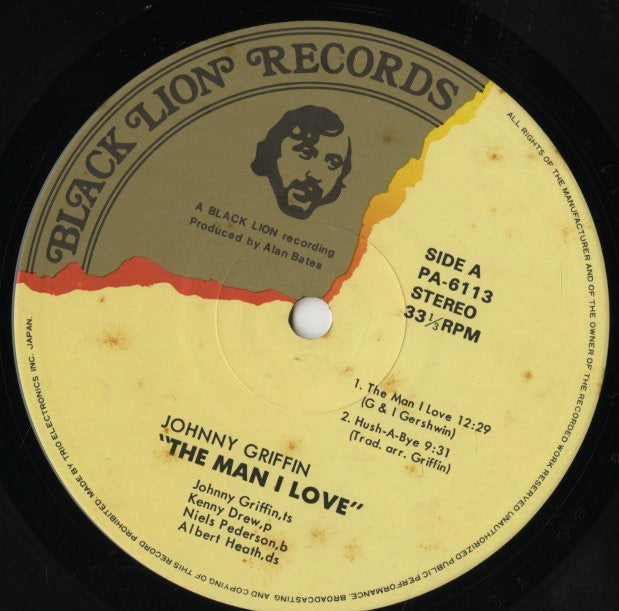 Johnny Griffin / ジョニー・グリフィン / The Man I Love (PA-7068)