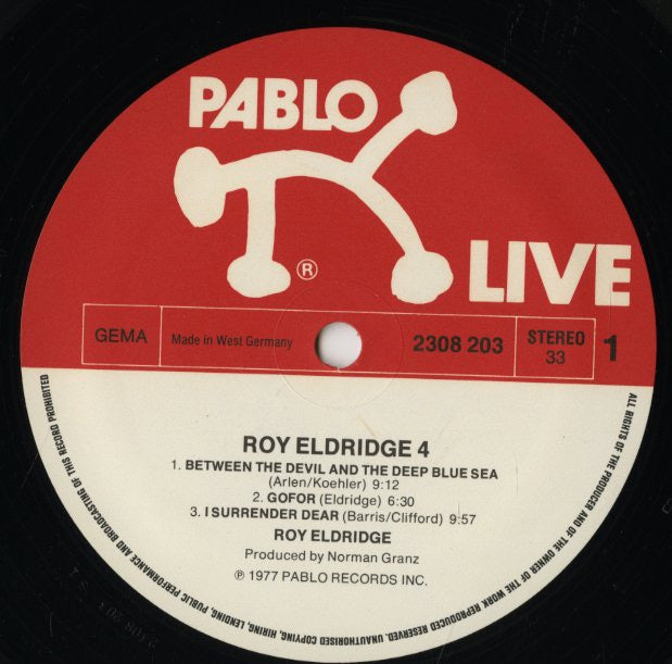 Roy Eldridge / ロイ・エルドリッジ / Montreux '77 (2308-203)