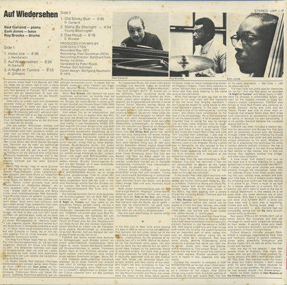 Red Garland / レッド・ガーランド / Auf Wiedersehen (UXP-1-P)
