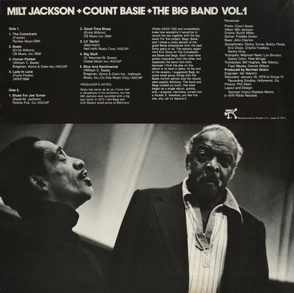 Milt Jackson + Count Basie + The Big Band / Vol. 1 (MTF 1101)