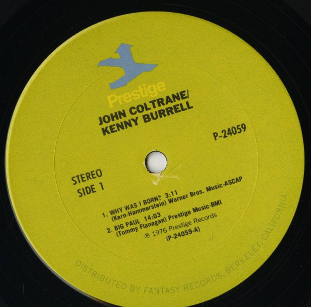Kenny Burrell, John Coltrane / Kenny Burrell, John Coltrane -2LP (P-24059)