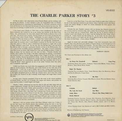 Charlie Parker / チャーリー・パーカー / The Charlie Parker Story Vol. 3 (V6-8002)
