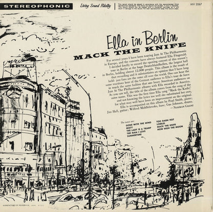 Ella Fitzgerald / エラ・フィッツジェラルド / Mack The Knife - Ella In Berlin (MV 2067)
