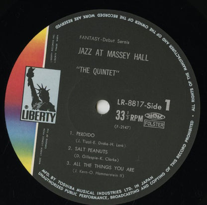 The Quintet / クインテット / Jazz At Massey Hall (LR8817)